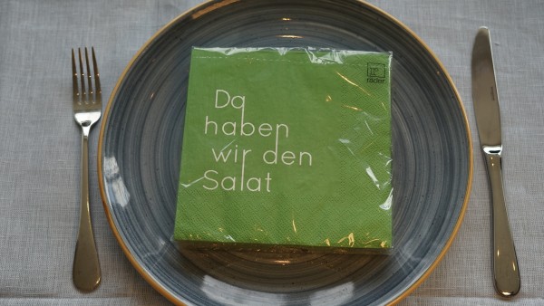 Servietten "Da haben wir den Salat"